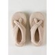 Ｌ 24.5～26.5cm ベージュ 3点立ちスリッパ