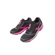 WAVE UNITUS DC(ウエーブユナイタス DC) ランニングシューズ レディース 23.5cm ブラック×ピンク [J1GF152164]