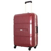 スーツケース TSAロック搭載 86L ヘアラインレッド MIG1005-68