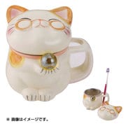 開運 金運 ハッピーキャット 入れ歯ポット イエロー SAN138