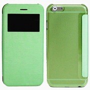 IQ-IP6PKO-GR [iPhone 6 Plus 小窓付き横開きケース グリーン]