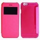 IQ-IP6PKO-PK [iPhone 6 Plus 小窓付き横開きケース ピンク]