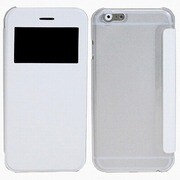 IQ-IP6PKO-WH [iPhone 6 Plus 小窓付き横開きケース ホワイト]