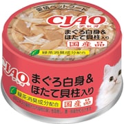 CIAO（チャオ） まぐろ白身＆ほたて貝柱入り 緑茶消臭成分配合 [猫用 ゼリー 85g 一般食]