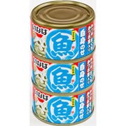 マルウオ [猫用 白身のせ かつお まぐろ かつお節入り 3缶]