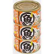 マルウオ [猫用 かつお まぐろ ささみ入り 3缶]
