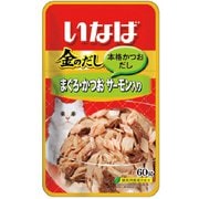 金のだしパウチ まぐろ・かつお サーモン入り 60g