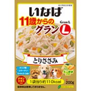 グラン L [犬用 11歳からのとりささみ 5つの野菜プラス 200g]