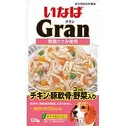 Gran グラン [犬用 チキン 豚軟骨 3つの野菜入り 120g]