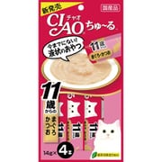 CIAO ちゅ～る [猫用 11歳からのまぐろ かつお 14g×4本]