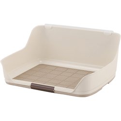 しつけるウォールトレー Mサイズ アイボリー [トイレタリー ペットシーツ トレー]