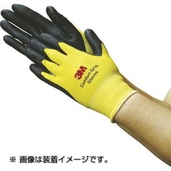 GLOVEYELM [一般作業用コンフォートグリップグローブ イエロー Mサイズ]