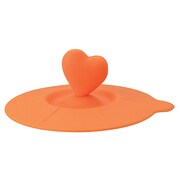 サンゴー キッチン シリコン キャップ ハート (S) オレンジ 1766374