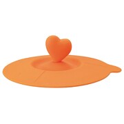 サンゴー キッチン シリコン キャップ ハート (M) オレンジ 6736-13