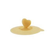 サンゴーキッチン シリコンキャップ ハート(S) ベージュ 6736-105