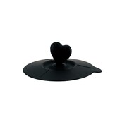サンゴーキッチン シリコンキャップ ハート(S) ブラック 6736-112