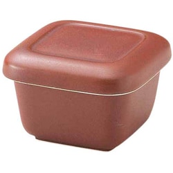 萬古焼 おひつ器 2合 赤茶 08578