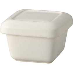萬古焼 おひつ器 2合 白釉 12116