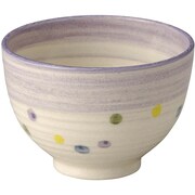 萬古焼 軽量強化 お好み碗 色水玉 14149
