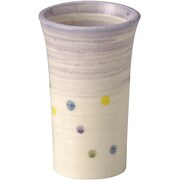 萬古焼 軽量強化 フリーカップ 小 色水玉 14154