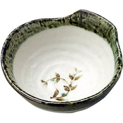 萬古焼 とんすい 織部唐草 14197