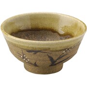 萬古焼 軽量強化 茶碗 小 ビードロ麦絵 14329