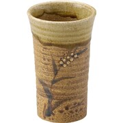 萬古焼 軽量強化 フリーカップ 小 ビードロ麦絵 14332