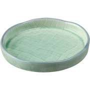 萬古焼 麺の器 丸 ヤクミ皿 2枚セット 青磁 15109
