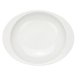 有田焼文山窯カレー皿 小 白磁 T401