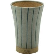 N702-12 [九谷焼 和窯  ビアカップ  350ml 細十草]
