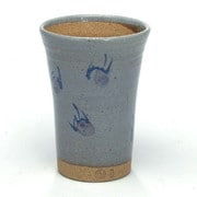 N703-11 [九谷焼 和窯  ビアカップ  250ml なす]