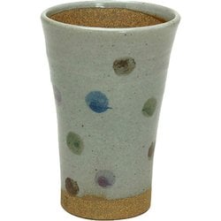 九谷焼 和窯  ビアカップ  250ml 四色水玉 N703-13