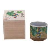 九谷焼 猛作 色いろかっぷ 桐箱入 吉田屋葡萄 N39-04
