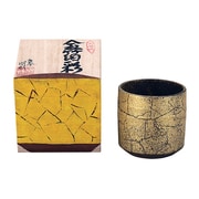 九谷焼 明山作 色いろかっぷ 桐箱入 金箔彩 N41-09