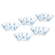 九谷焼 4.5号皿揃 麦 K3-29