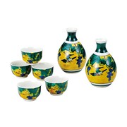 九谷焼 酒器 吉田屋ぶどう 箱入り K3-1232
