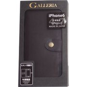 オイルレザー本革サイドカバー [iPhone 6/6s用 BK]