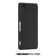 CM031372 [Xperia Z3 SO-01G/SOL26/401SO用 スタンドフォリオケース ブラック]