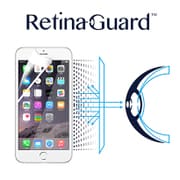 RetinaGuard iPhone 6Plus [iPhone 6 Plus/6s Plus用 ブルーライトカット 保護フィルム ホワイトベゼルタイプ]