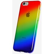 iPhone 6/6sケース 染SO・ME [染シリーズ TPUソフトケース 虹]