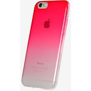 iPhone 6/6sケース 染SO・ME [染シリーズ TPUソフトケース 赤]