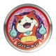 メラミンプレートS 妖怪ウォッチ 01 ジバニャン ラウンド柄 [キャラクターグッズ]