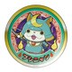 メラミンプレートS 妖怪ウォッチ 04 ブシニャン ラウンド柄 [キャラクターグッズ]