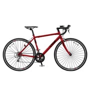 ロードバイク CYLVA D20(シルヴァ D20) 440mm 700×28C 外装20段変速(フロント2段×リア10段) T.マットBSレッド D20445