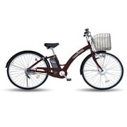 電動アシスト自転車 Passepied Town(パスピエ タウン) 26型 変速なし マットブラウン TH26-0003