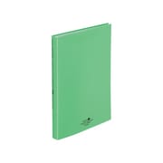 AQUA DROPs クリヤーブック・フラット A4・S型・40P 黄緑 N5063-6