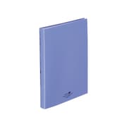 AQUA DROPs クリヤーブック・フラット A4・S型・40P 青 N5063-8
