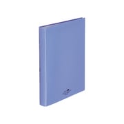 AQUA DROPs クリヤーブック・フラット A4・S型・60P 青 N5065-8