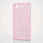 PD-SO02GUCJPN [Xperia Z3 Compact(SO-02G) ソフトケース ダイヤモンドカット ピンク]