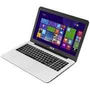 15.6型ワイド/HDD1TB/メモリ4GB/Windows8.1 64ビット/Core i3-4030U/DVDスーパーマルチドライブ/KINGSOFT Office 2013 Standard/ホワイト X555LA-WHITE